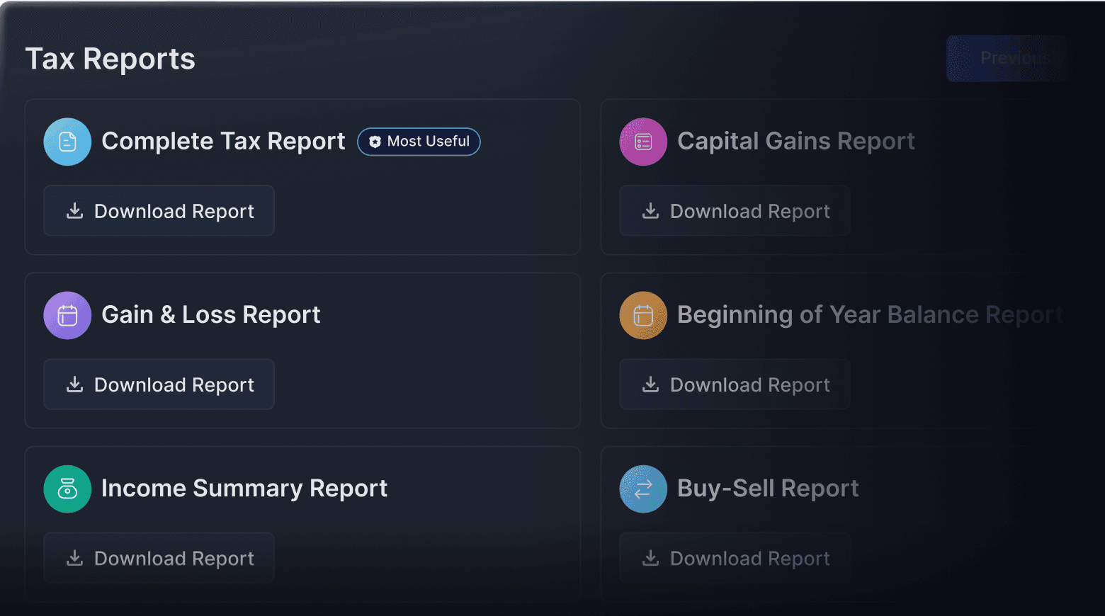 IRS-ready tax report product demo