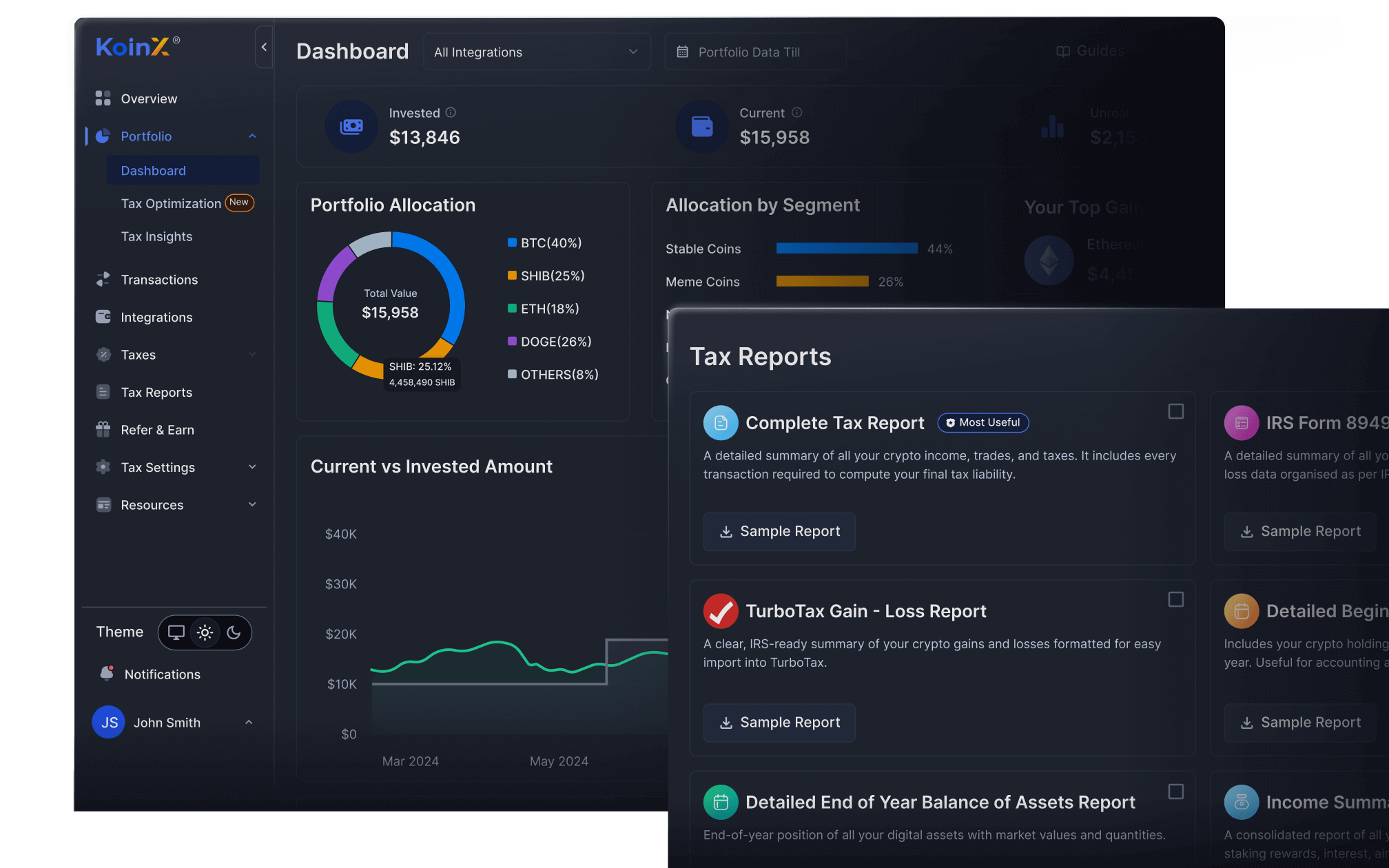 Crypto Tax Platform