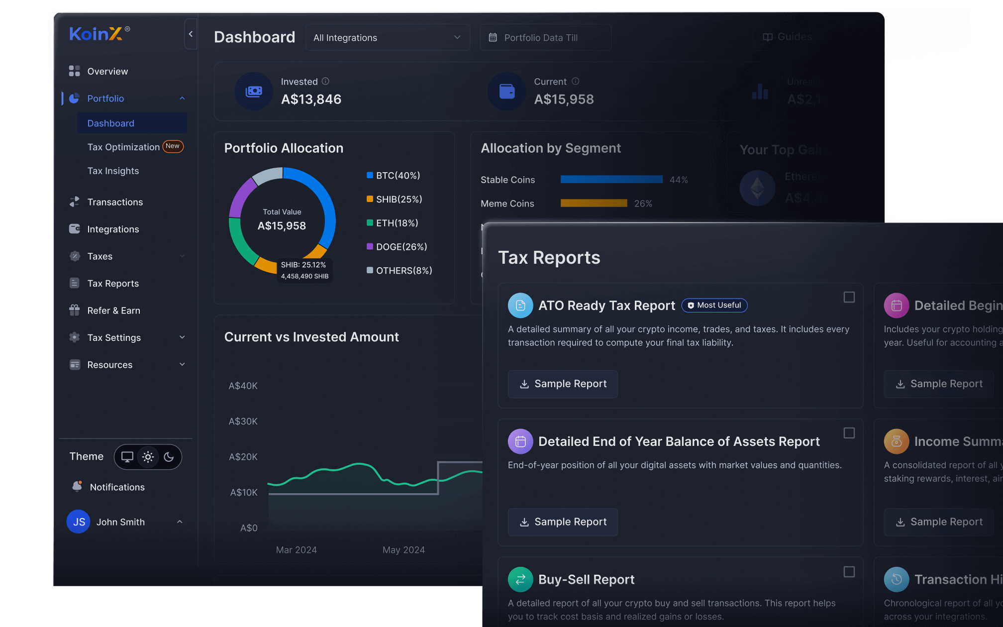 Crypto Tax Platform