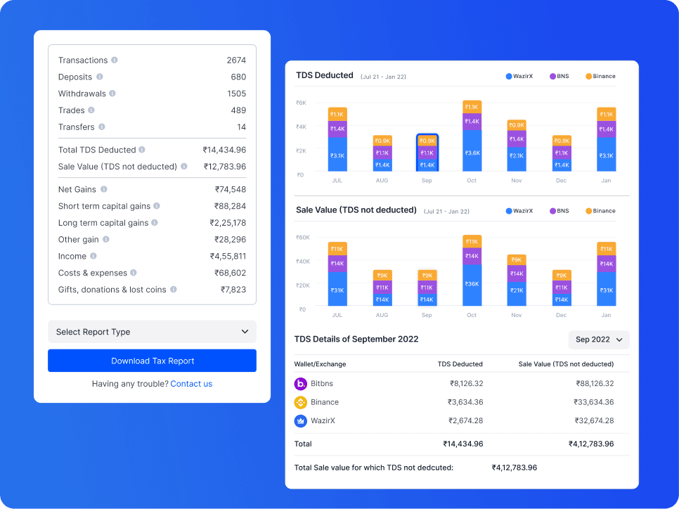 Download your tax report product demo