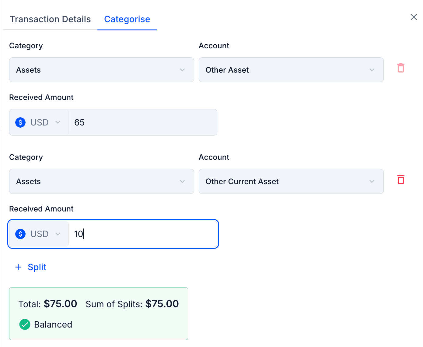 Split_Categorization